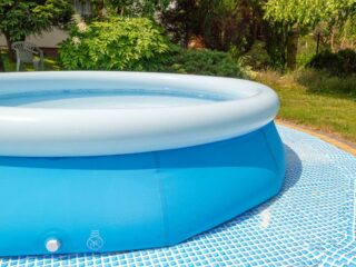 Aufstellpool, der Pool zum Aufstellen im Garten